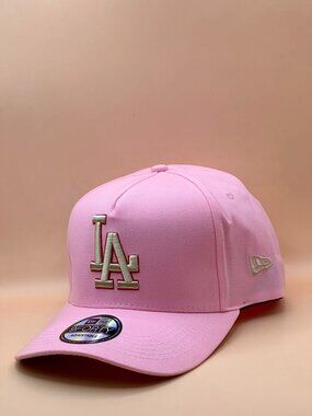 New Era LA Dodgers 50th Anniversary Pink Adjustable Baseball Cap Hat